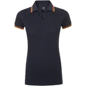 PASADENA WOMEN ženska polo majica sa kratkim rukavima - Teget/bela , XXL