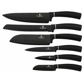 Berlingerhaus Komplet nožev z antibakterijsko površino 6 kosov Royal Black Collection BH-2383
