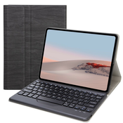 Pisarniški etui z Bluetooth tipkovnico za Microsoft Surface Go 2/Surface Go 3 iz umetnega usnja - črn