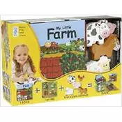 My Little Book about The Farm (Book, Wooden Toy & 16-piece Puzzle)