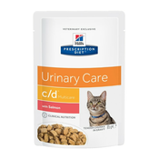 Hill's Prescription Diet™ c/d™ Multicare Feline Salmon v vrečki 12 x 85 g