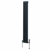 MONSTER Tradicionalni radiator z 2 stolpcema - 1800 x 202 mm - antracitno siva, (21569875)