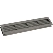 Prezračevalna rešetka za sobna vrata 454x90 mm temno siva