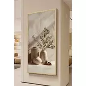 Wallity Dekorativna uramljena slika, 70x33cm, Šarena