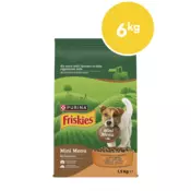 Friskies Mini Menu suha hrana za majhne pse, piščanec in zelenjava, 4 x 1,5kg
