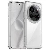 Hibriden ovitek Frame Shield za Xiaomi 15 Ultra - prozoren