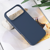 Maska za iPhone 17 Pro Max 69 Teracell Soft Velvet tamno plava
