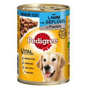 Pedigree Senior Classic 12 x 400 g - Jagnjetina & perutnina