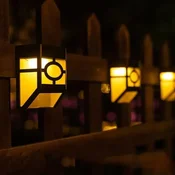 Solarne fasadne lampe set 4kom
