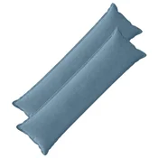 vidaXL Prevleka za blazino 2 kos HOUTEN Modra 40 x 145 cm korduroy