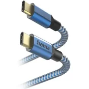 Hama HAMA polnilni/podatkovni kabel Reflected USB-C - 1,5 m moder