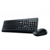 Genius tastatura+mis KM-160 USB YU black