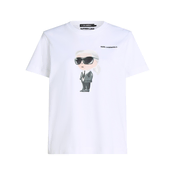 Karl Lagerfeld Majica mešane barve/bela