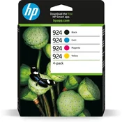 Hewlett Packard Večpak kartuš s črnilom HP 924 CMYK (6C3Z1NE), črna/modra/rumena