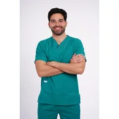 Pureboks Muška medicinske uniforme, Zelena