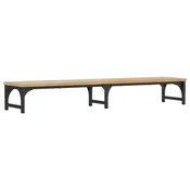 Stalak za monitor boja hrasta 105x23x15 5 cm konstruirano drvo - sonoma hrast 105 x 23 x 15.5 cm