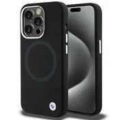 Bmw BMW Signature Liquid Silicone MagSafe - ohišje za iPhone 15 Pro Max (črno)