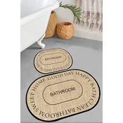 Lessentiel Maison Set prostirki za kupatilo Baindos, 2 Komada, Krem