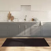 Tepih pravokutni tamnosmedi 100 x 200 cm od bambusa