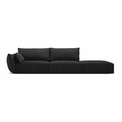 Tamno siva kutna garnitura Vanda - Mazzini Sofas