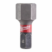 MILWAUKEE Udarni bitsevi HEX SHOCKWAVE ojacani 1/4” 10 x 25mm