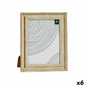 Okvir za sliku Kristal zlatan Drvo Smeda Plastika (26 x 2 x 31 cm) (6 kom.)