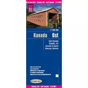 World Mapping Project Reise Know-How Landkarte Kanada Ost (1:1.900.000). East Canada / Canada, est / Canadá oriental