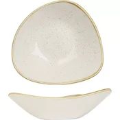 CHURCHILL Stonecast Barley White globoki krožnik, trikotnik, o: 185 mm (12 kos)