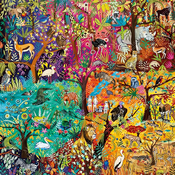 Magnolia - Puzzle Mavrični safari - 1 000 kosov