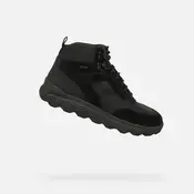 Mens Black Ankle Boots Geox Spherica 4X4 B ABX - Men