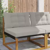 Jastuk za vanjsku sofU 2 pcs Sivi Poliester