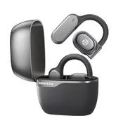 Brezžične slušalke OpenBuds Lite – Bluetooth 5.3 slušalke brez čepkov z odličnim zvokom, ergonomskim prileganjem in dobro baterijo - shadow black