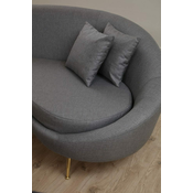 ATELIER DEL SOFA Sofa trosed Eses Dark Grey