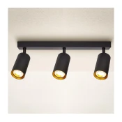 BRILAGI - LED prigušiva spot svetiljka SELE 3xGU10/4,8W/230V crna/zlatna