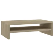 Vidaxl Stojalo za ekran sonoma hrast 42x24x13 cm iverna plošča