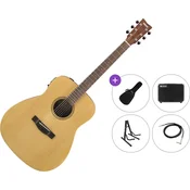 Yamaha FX400 Premium SET Natural Satin Elektroakustična dreadnought