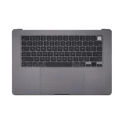 Gornji okvir tipkovnice za MacBook Air 15, A3114 (2023), s US tipkovnicom i baterijom, Space Gray, 661-34895, Genuine Apple