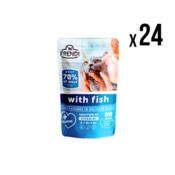 Frendi Vlažna hrana za macke riba, 100g, 24 komada
