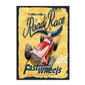 shumee PLAKAT V OKVIRJU 33x43 cm Garaż Race P1857