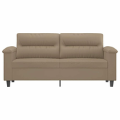 Dvosjed od tkanine cappuccina 140 cm od umjetne kože