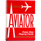 Igrace karte Aviator - Poker Standard index plava/crvena poledina