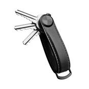 Etui za ključe Orbitkey Pro Leather 9,3 cm črna barva
