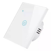 GEMBIRD ZIGBEE-SMART-1 GANG-RSH-SP001-EU Gembird 1 Smart bezicni prekidac, APP glasovna kontrola Glass Touch