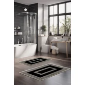 Lessentiel Maison Set Podloga za kupatilo CT-5078, Krem-crni