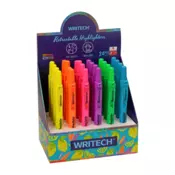 Writech - Marker Writech Fluo Click, celotno stojalo 24/1