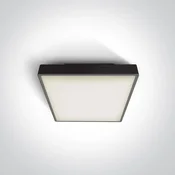 PLAFONJERA LED 1×E27/18W/PLC/230V IP65 CRNA