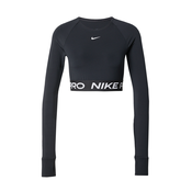 Nike NIKE PRO DF 365 CROP LS, ženska majica dug rukav za fitnes, crna FV5484