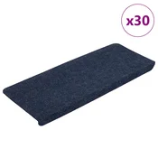 Samoljepljivi otiraci za stepenice 30 kom plavi 65x24,5x3,5 cm