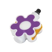 Pedala decja pvc ljubicasta cvetic 1/2” uži navoj 78 x 95 x 27 mm
