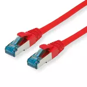 Secomp value S/FTP patch cord Cat.6A class EA red 0.3m ( 4212 )